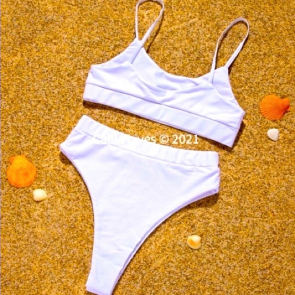 New! Clearance 🔥Rainbow Bling Rhinestone 2pc Cami Bikini - Picture 4 of 5